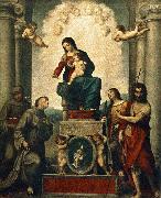 Antonio Cavallucci Madonna with St Francis oil painting